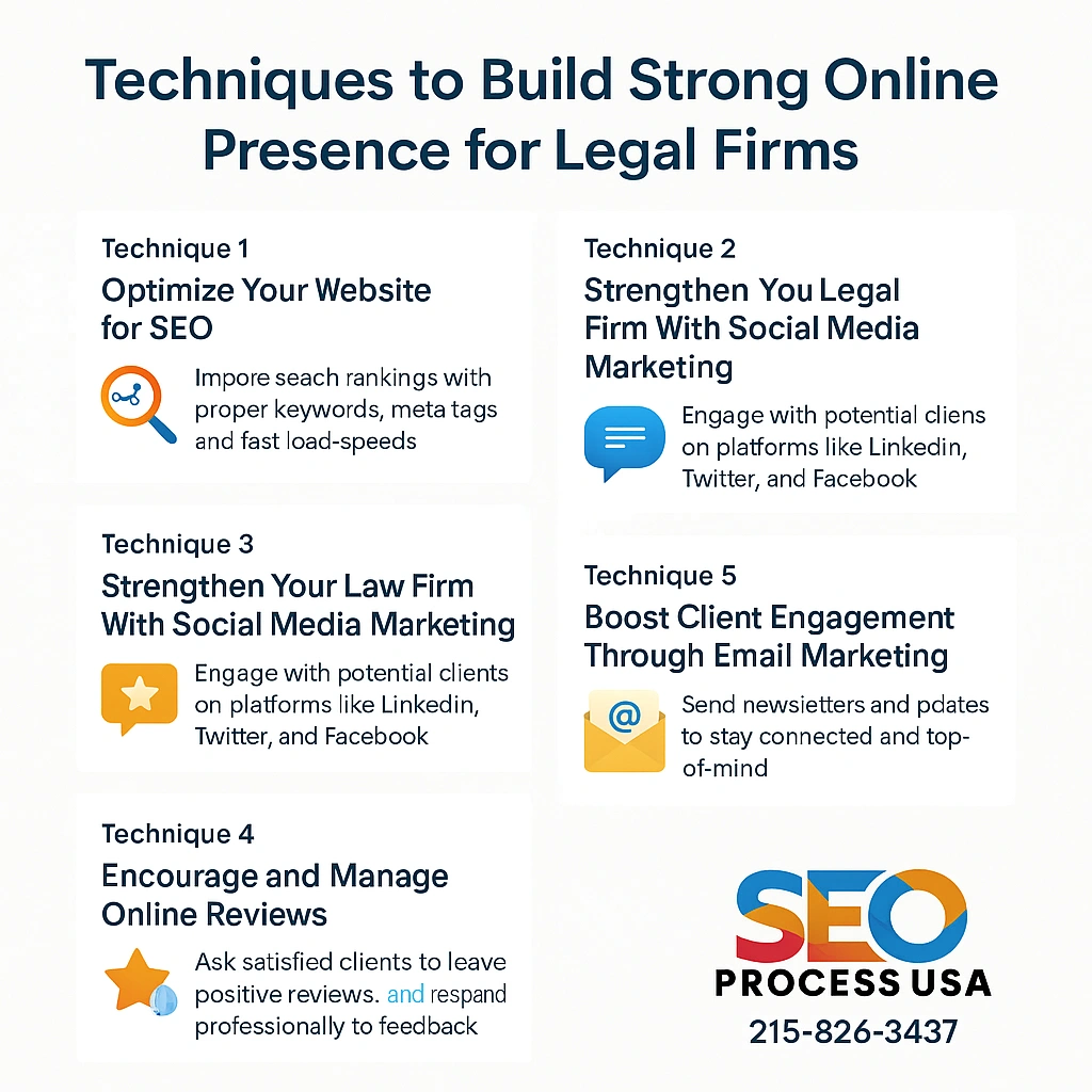 6 Techniques To Build Strong Online Presence For Legal Firms