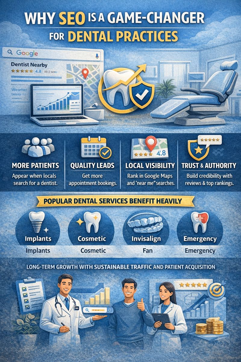 SEO strategies helping dental practices