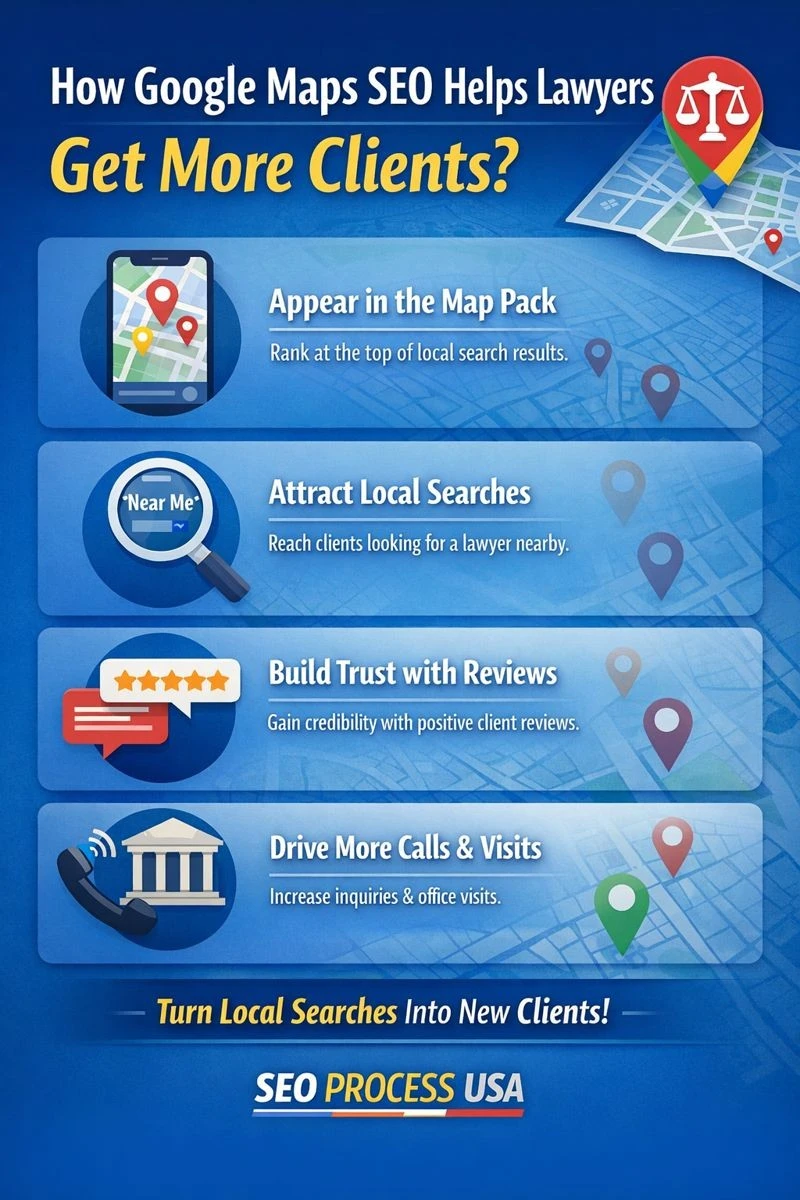 Google Maps SEO strategies helping lawyers