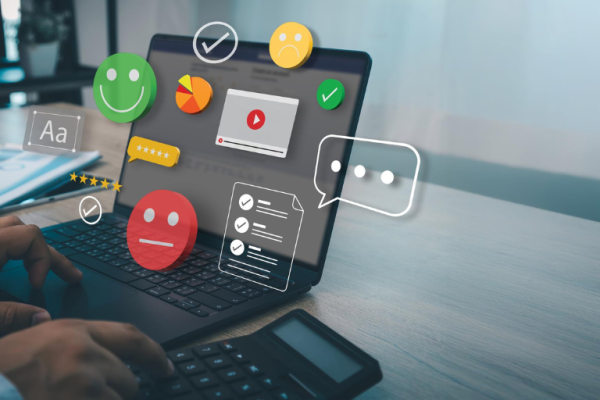 A busy restaurant patio and service staff in Orlando, Florida