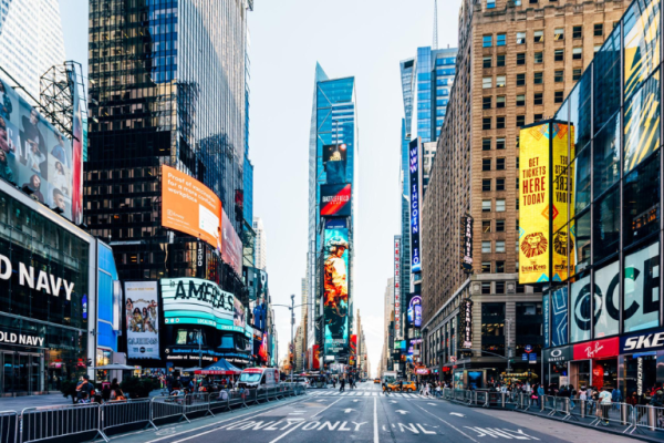 Line graph displaying upward search ranking growth for a local business